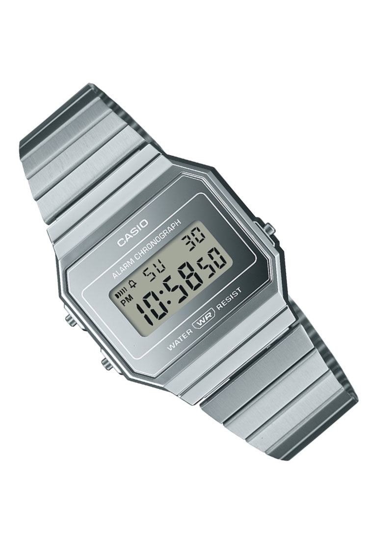 Casio A700WEV-7A Digital Stainless Steel Strap Watch for Unisex-Watch Portal Philippines