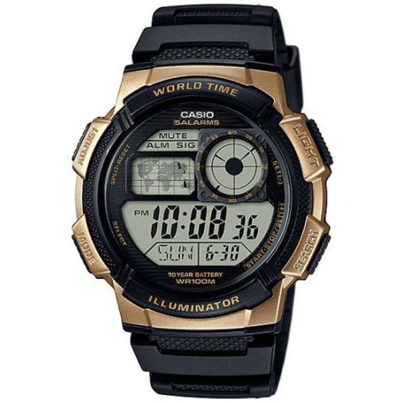 Casio AE-1000W-1A3 Black Resin Strap Watch for Men-Watch Portal Philippines