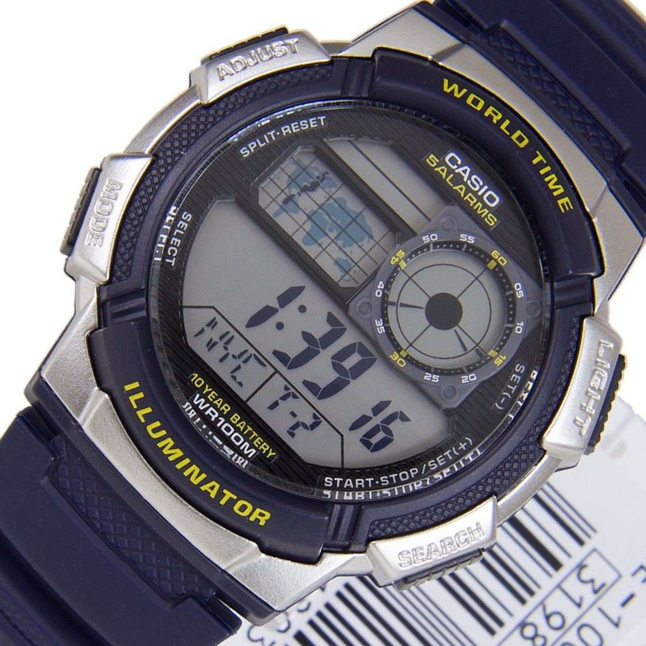 Casio AE-1000W-2A Navy Blue Resin Strap Watch for Men-Watch Portal Philippines