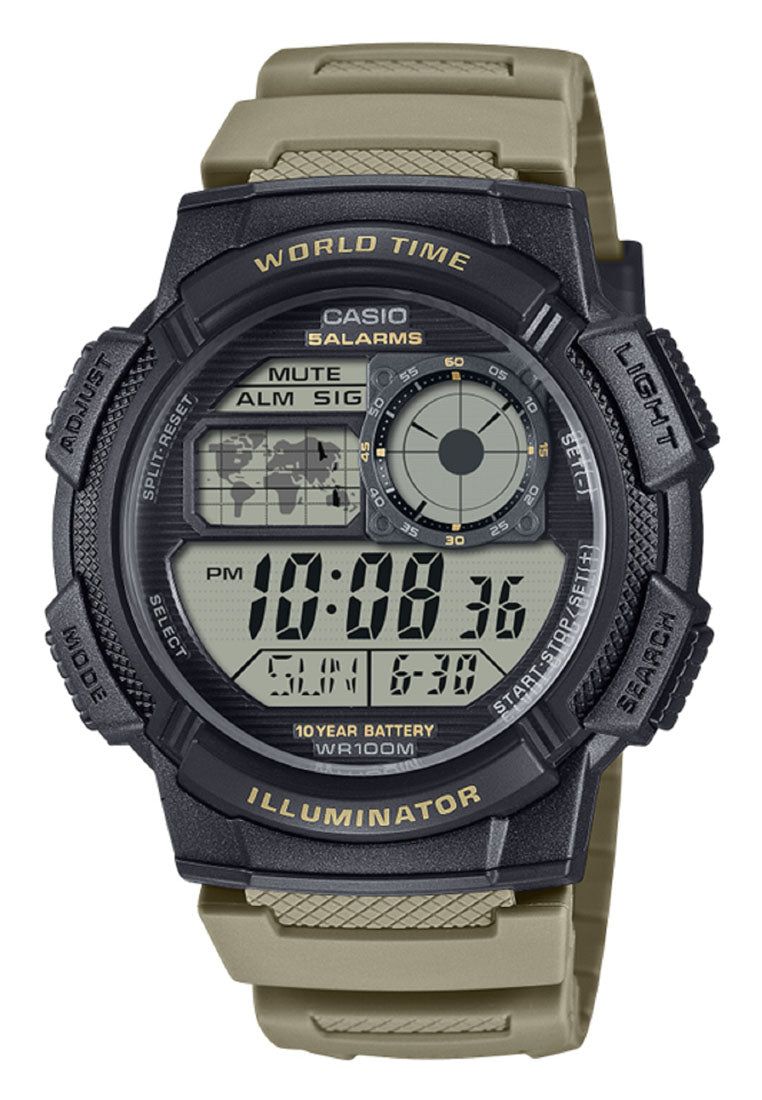 Casio AE-1000W-5A Digital Rubber Strap Watch For Men-Watch Portal Philippines