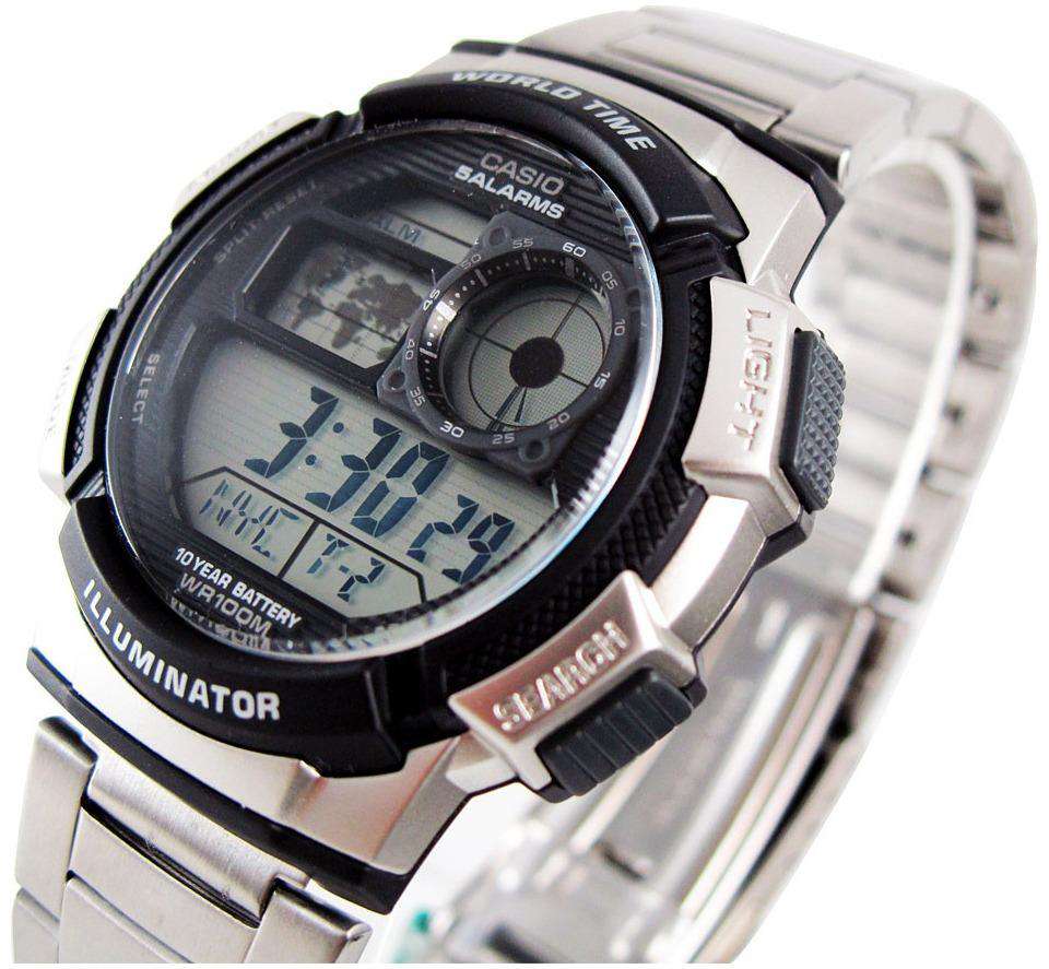 Casio AE-1000WD-1A Silver Stainless Watch for Men-Watch Portal Philippines