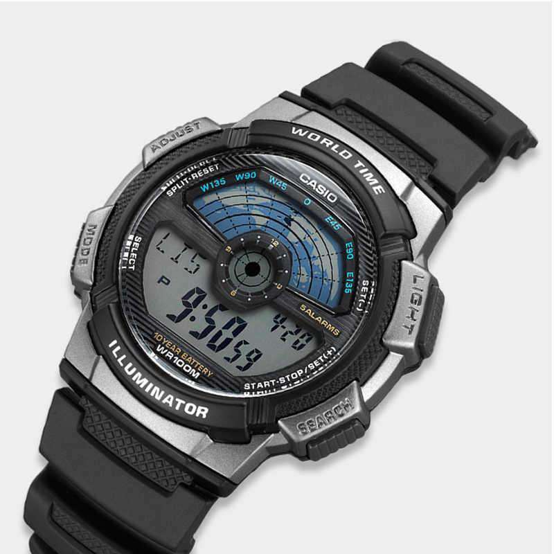 Casio AE-1100W-1A Black Resin Strap Watch For Men-Watch Portal Philippines