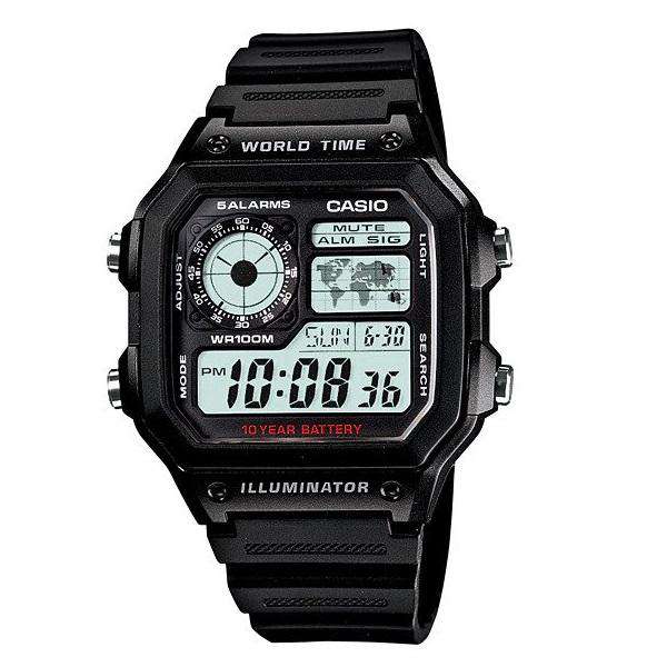 Casio AE-1200WH-1AVDF Black Resin Watch for Men-Watch Portal Philippines