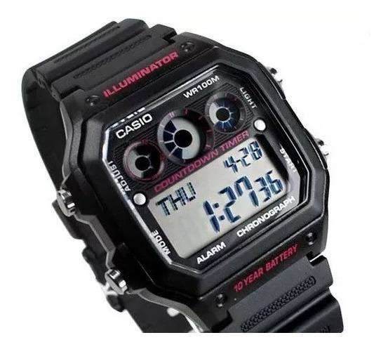 Casio AE-1300WH-1A2VDF Black Resin Watch for Men-Watch Portal Philippines