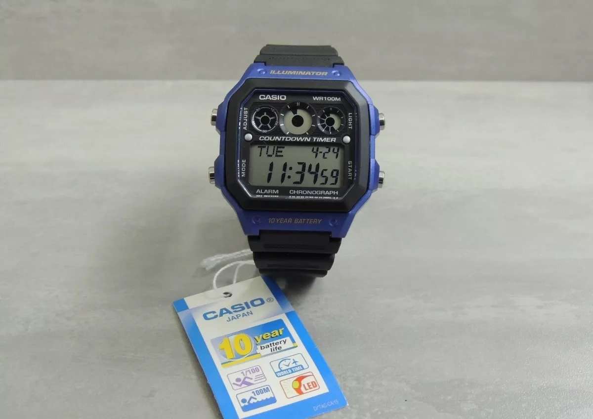 Casio AE-1300WH-2A Black Resin Strap Watch for Men-Watch Portal Philippines
