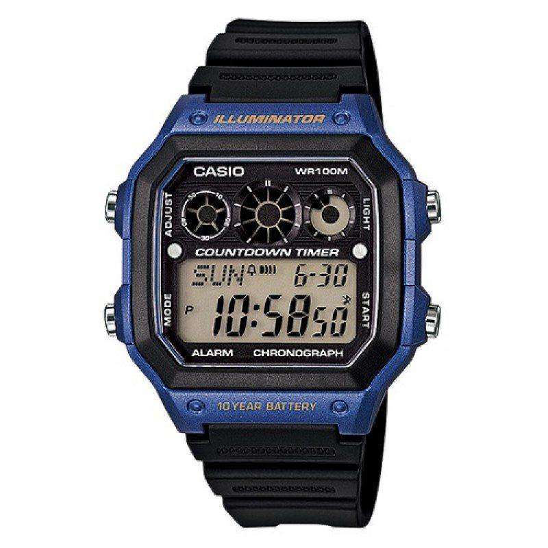 Casio AE-1300WH-2A Black Resin Strap Watch for Men-Watch Portal Philippines