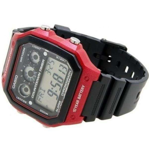 Casio AE-1300WH-4A Black Resin Strap Watch for Men-Watch Portal Philippines