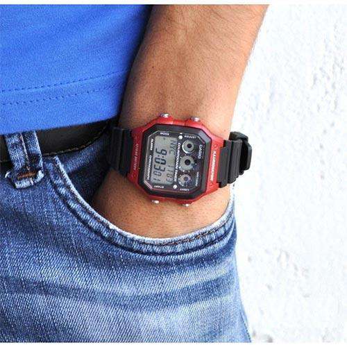 Casio AE-1300WH-4A Black Resin Strap Watch for Men-Watch Portal Philippines