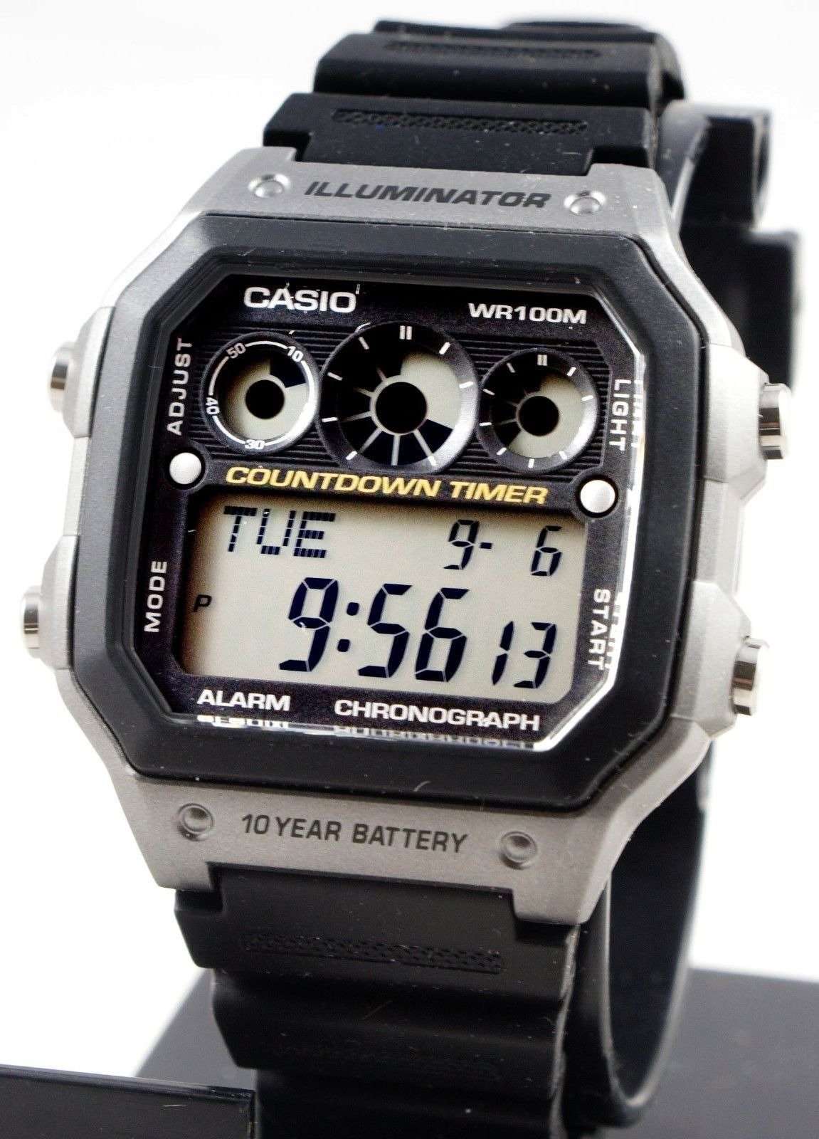 Casio AE-1300WH-8A Black Resin Strap Watch For Men-Watch Portal Philippines