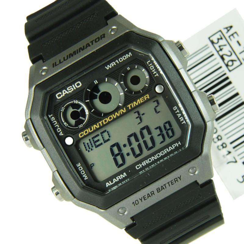 Casio AE-1300WH-8A Black Resin Strap Watch For Men-Watch Portal Philippines