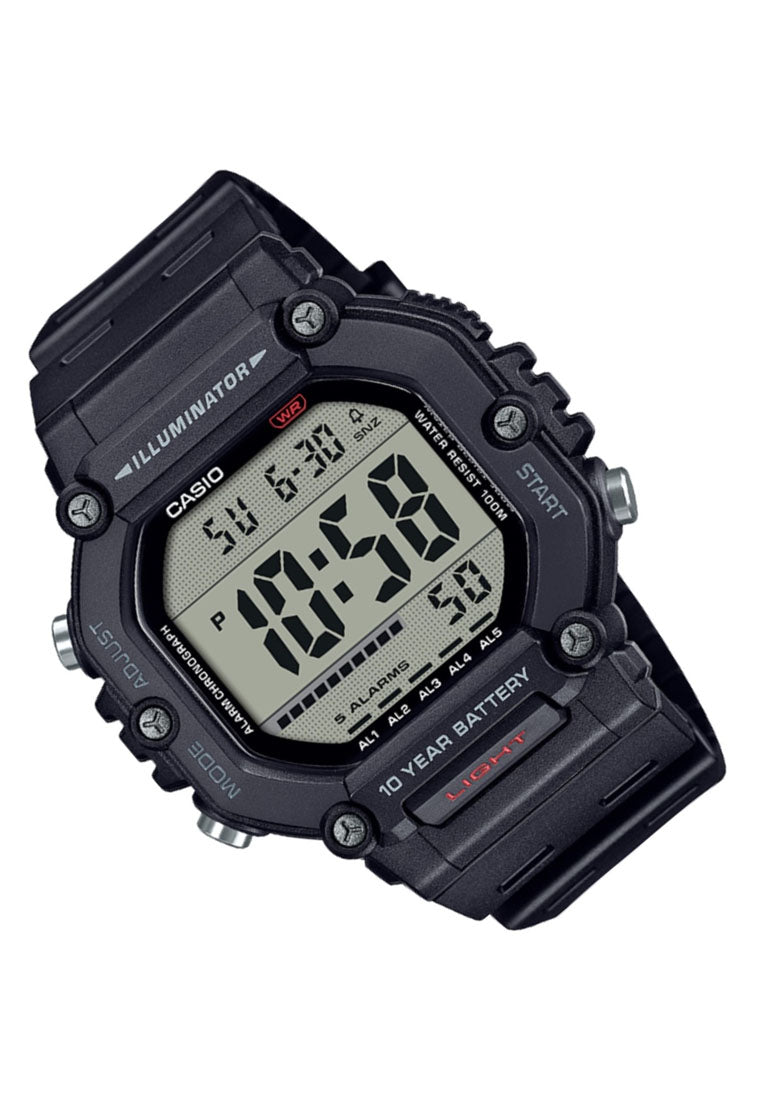 Casio AE-1600H-1A Digital Rubber Band Watch For Men-Watch Portal Philippines