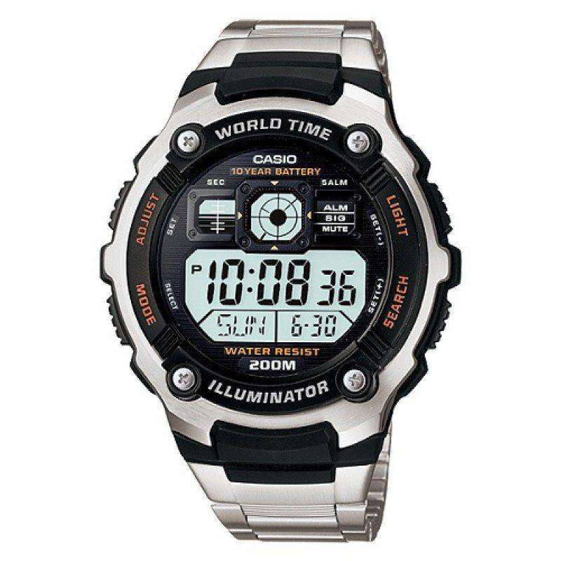 Casio AE-2000WD-1A Silver Stainless Watch for Men-Watch Portal Philippines
