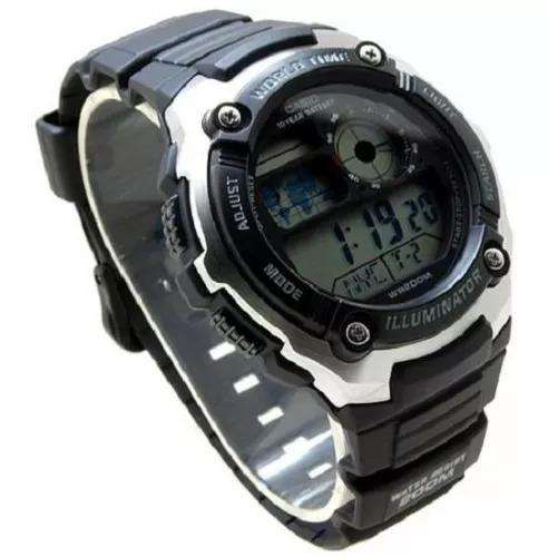 Casio AE-2100W-1A Black Resin Strap Watch for Men-Watch Portal Philippines