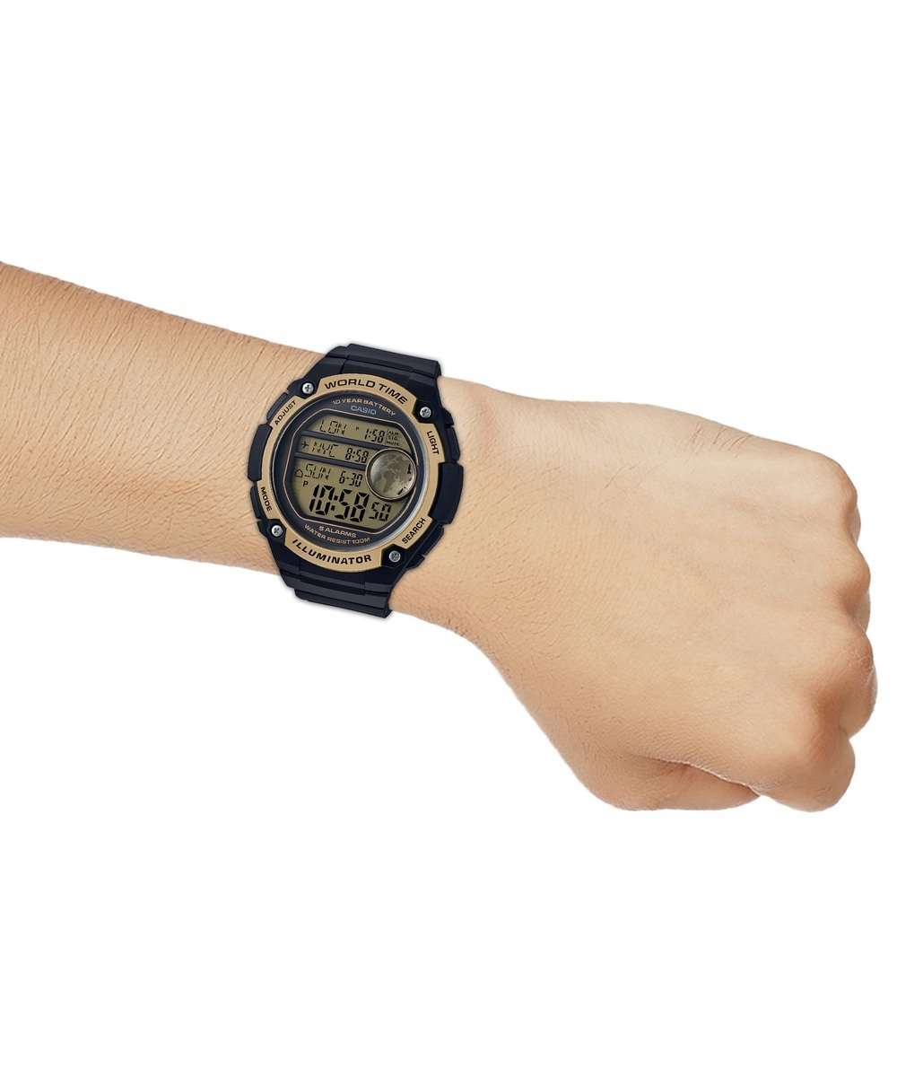 Casio AE-3000W-9AVDF Black Resin Watch for Men-Watch Portal Philippines