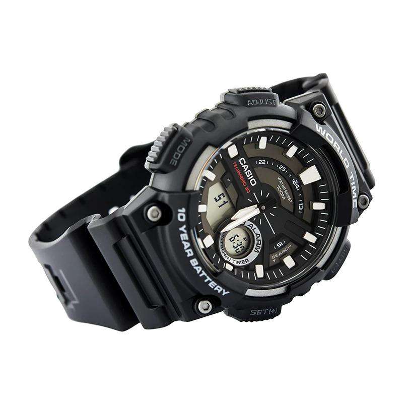 Casio AEQ-110W-1A Black Resin Strap Watch for Men-Watch Portal Philippines