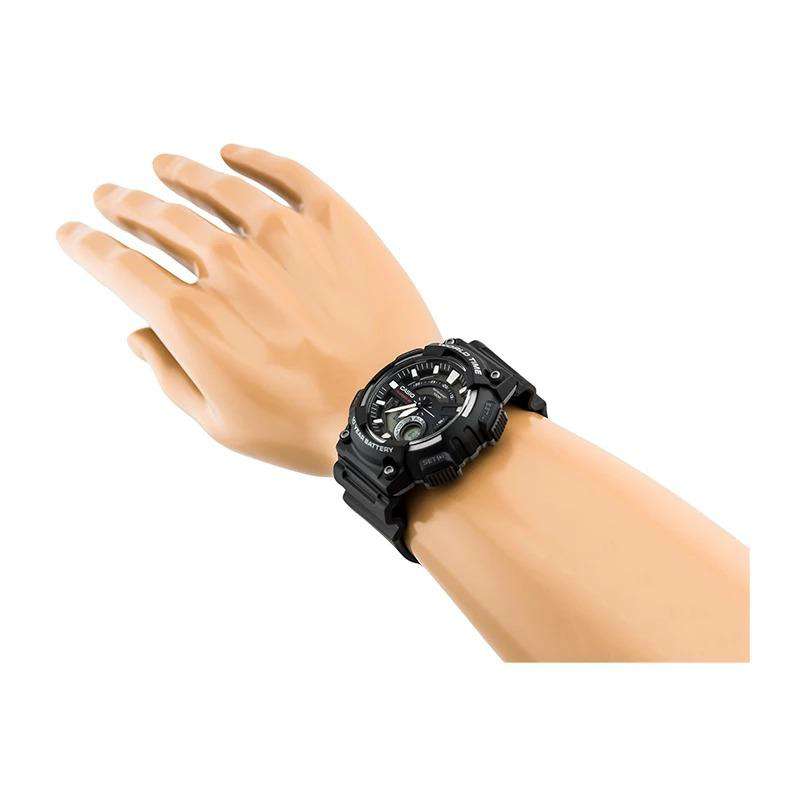 Casio AEQ-110W-1A Black Resin Strap Watch for Men-Watch Portal Philippines