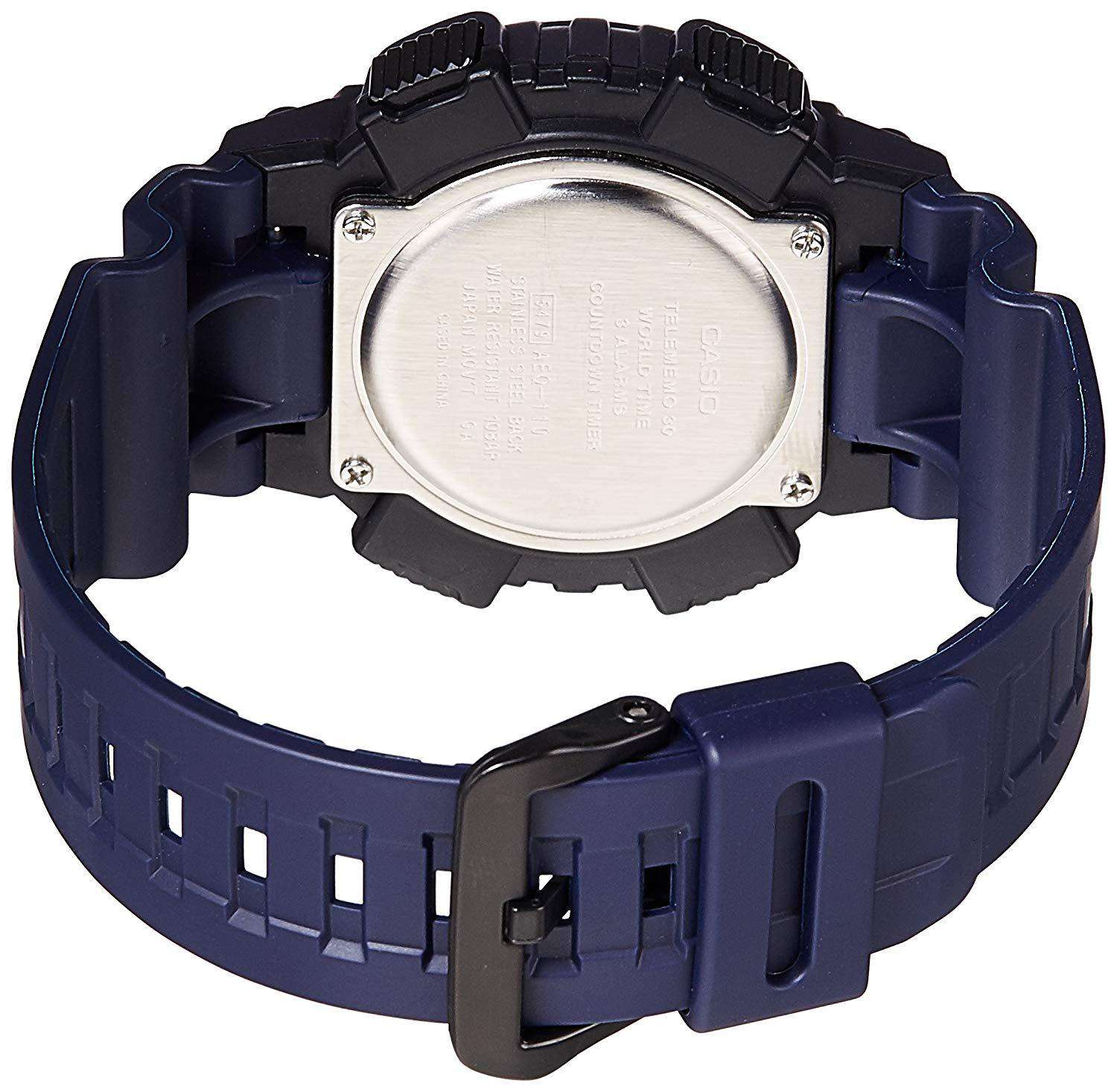 Casio AEQ-110W-2A Navy Blue Resin Strap Watch for Men-Watch Portal Philippines