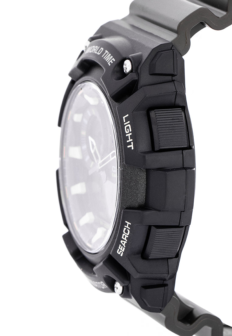Casio AEQ-200W-3AVDF Digital Analog Rubber Strap Watch For Men-Watch Portal Philippines
