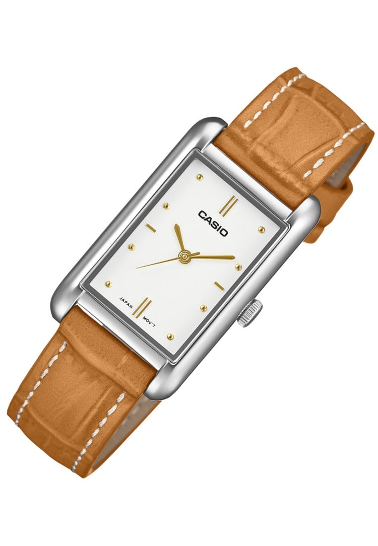 Casio Analog Leather Strap Watch for Women LTP-B171L-7A2DF-Watch Portal Philippines