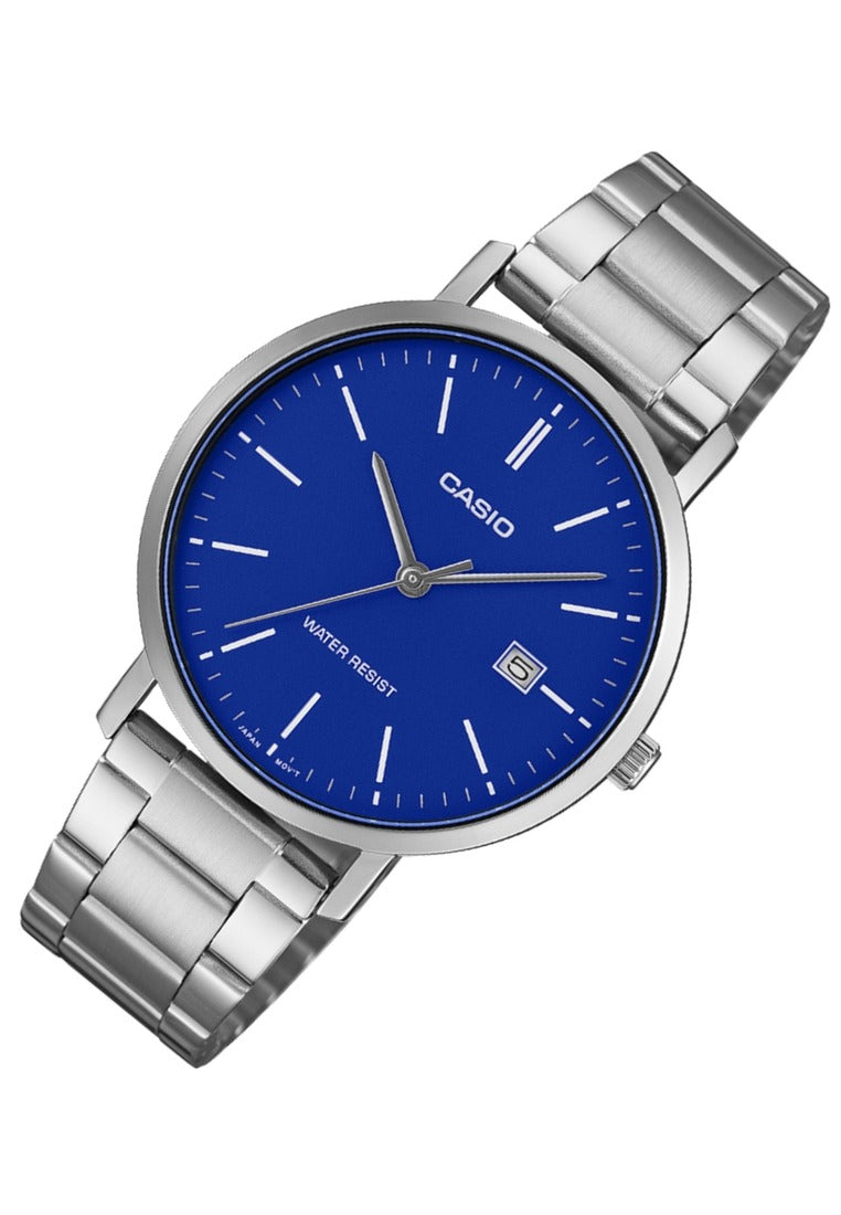 Casio Analog Stainless Steel Strap Watch for Men MTP-VT05D-2EDF-Watch Portal Philippines