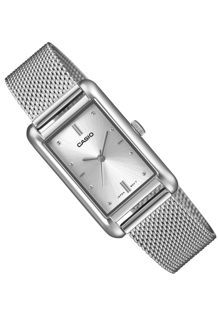 Casio Analog Stainless Steel Strap Watch for Women LTP-B171M-7ADF-Watch Portal Philippines