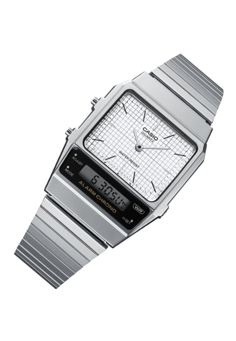 Casio AQ-800E-7A Digital Analog Stainless Steel Strap Watch-Watch Portal Philippines