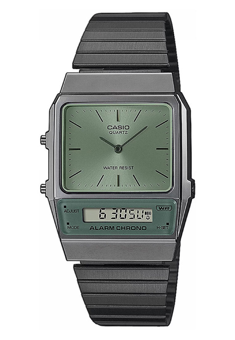 Casio AQ-800ECGG-3A Analog Stainless Steel Strap Watch For Women-Watch Portal Philippines