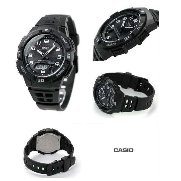 Casio AQ-S800W-1B Black Solar Powered Watch for Men-Watch Portal Philippines