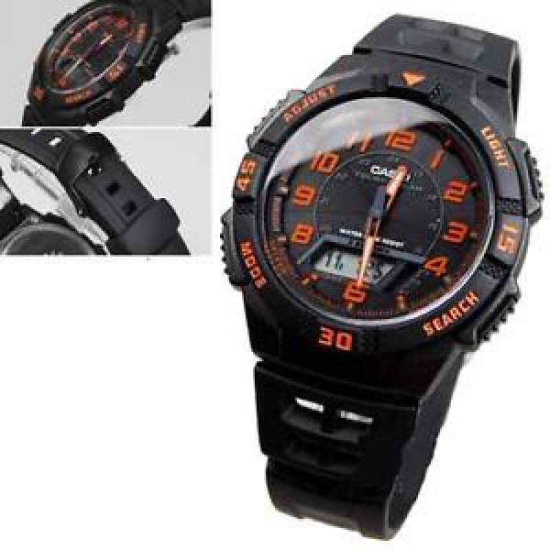 Casio AQ-S800W-1B2 Black Solar Powered Watch for Men-Watch Portal Philippines