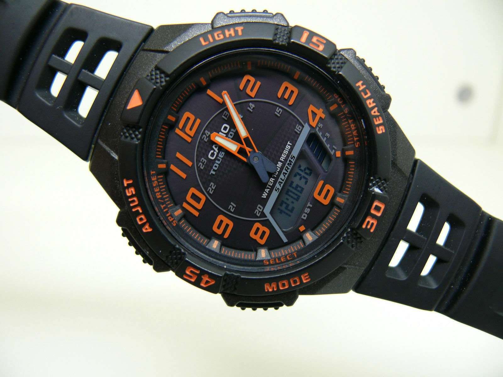 Casio AQ-S800W-1B2 Black Solar Powered Watch for Men-Watch Portal Philippines