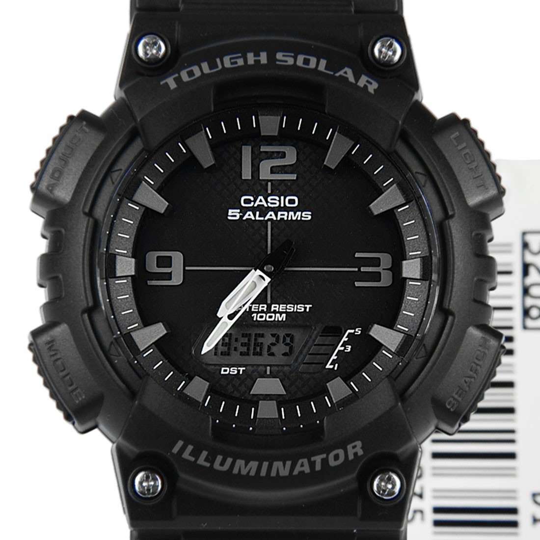 Casio AQ-S810W-1A2 Black Solar Powered Watch for Men-Watch Portal Philippines