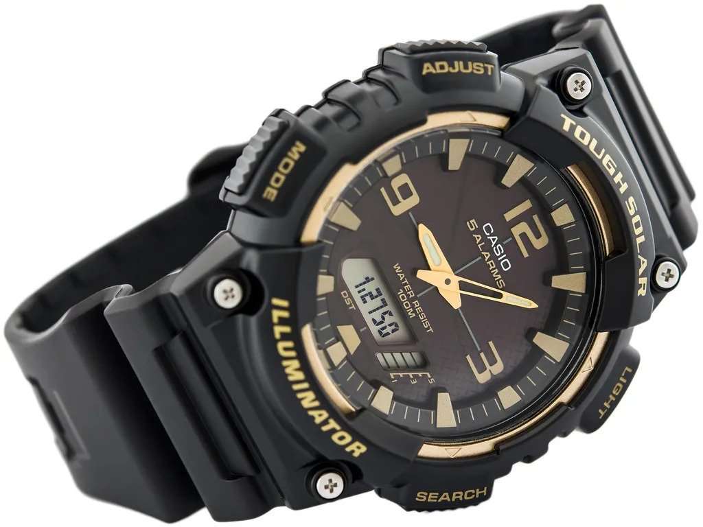 Casio AQ-S810W-1A3 Black Solar Powered Watch for Men-Watch Portal Philippines