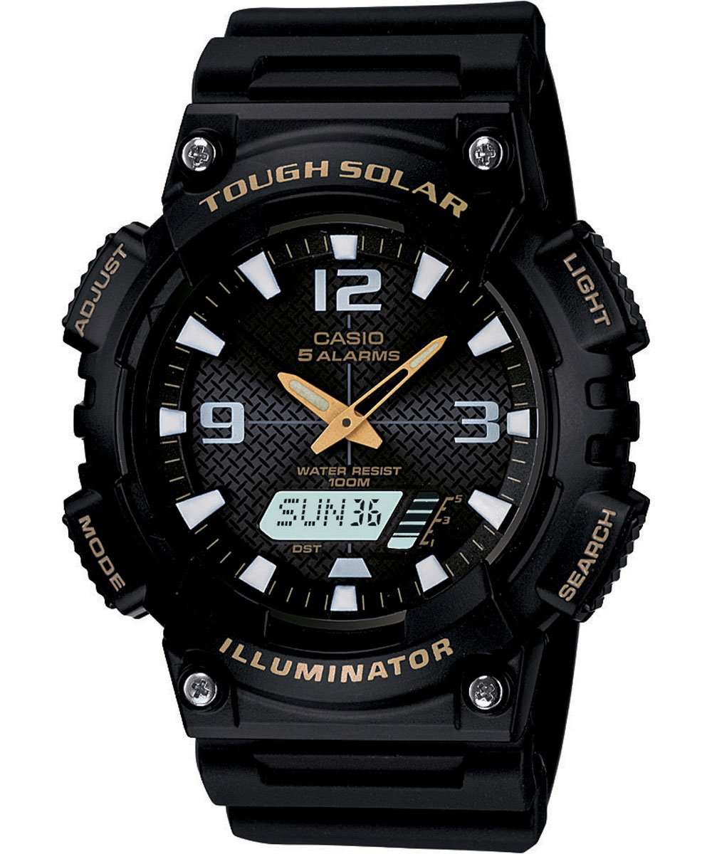 Casio AQ-S810W-1B Black Solar Powered Watch For Men-Watch Portal Philippines
