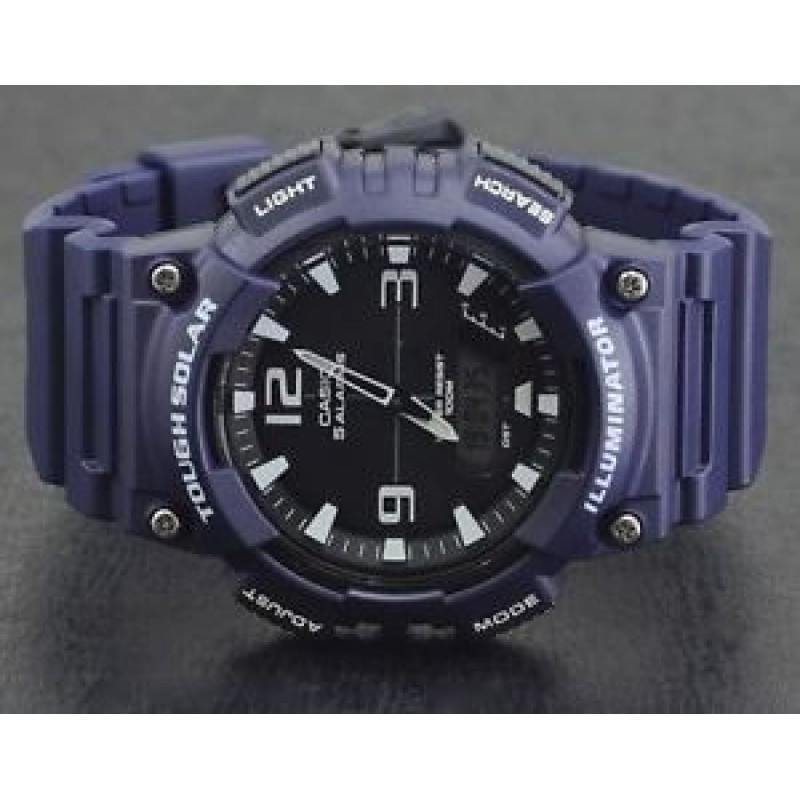 Casio AQ-S810W-2A2 Navy Blue Solar Powered Watch for Men-Watch Portal Philippines