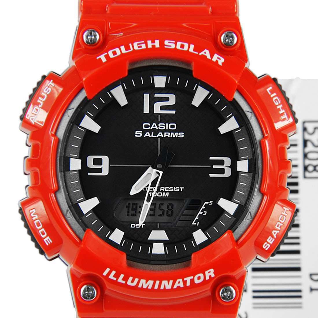 Casio AQ-S810WC-4A Red Solar Powered Watch For Men-Watch Portal Philippines