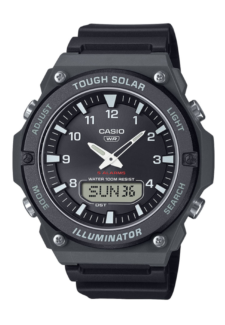 Casio AQ-S820W-1A Digital Analog Rubber Strap Solar Watch For Men-Watch Portal Philippines