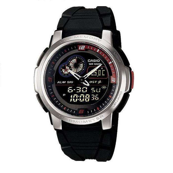 Casio AQF-102W-1BVDF Black Resin Watch for Men-Watch Portal Philippines