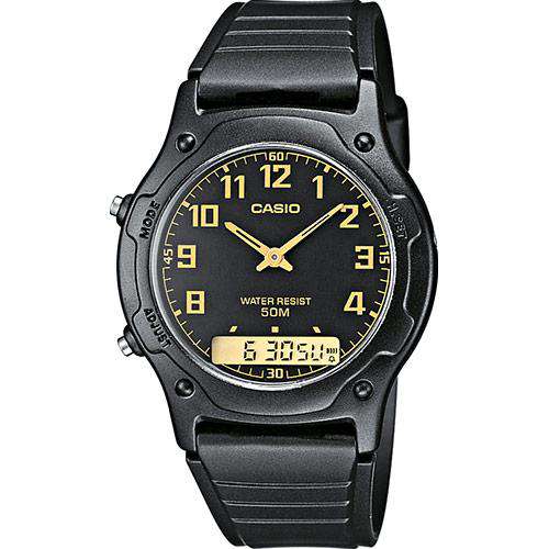 Casio AW-49H-1BVDF Black Resin Watch for Men and Women-Watch Portal Philippines