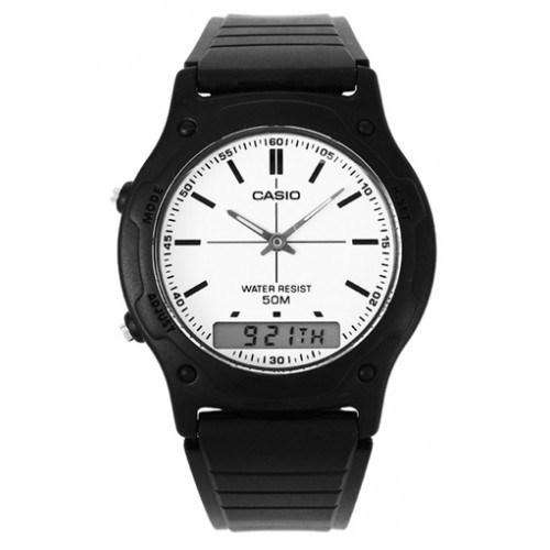 Casio AW-49H-7EVDF Black Resin Watch for Men and Women-Watch Portal Philippines