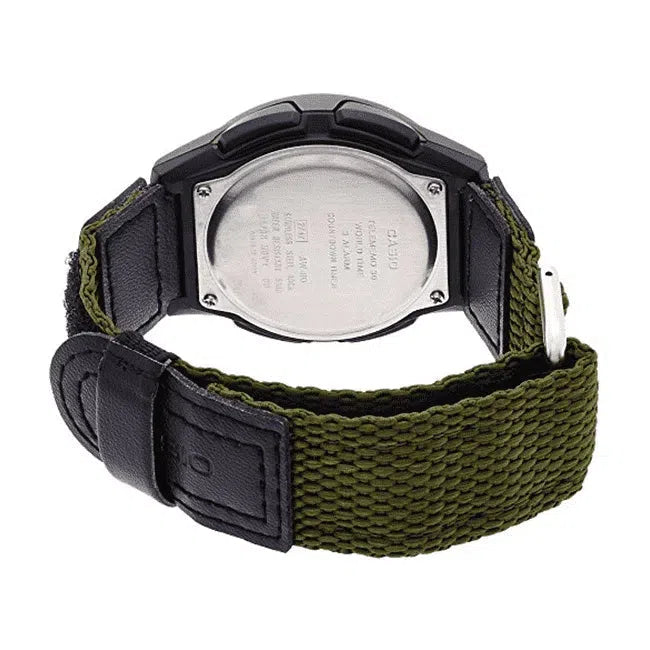 Casio AW-80V-3BVDF Green Nylon Watch For Men and Women-Watch Portal Philippines