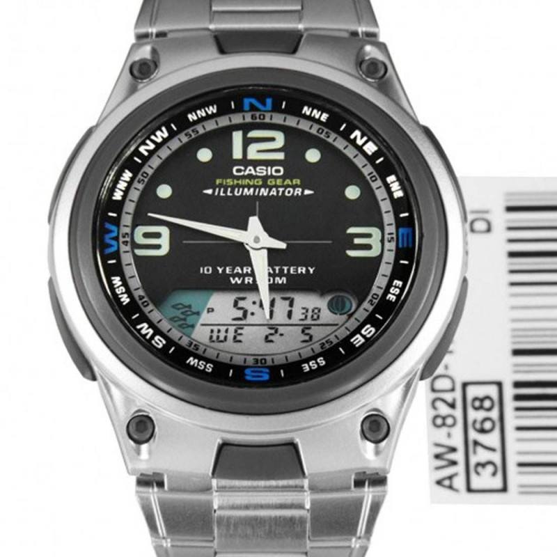 Casio AW-82D-1AV Silver Stainless Steel Strap Watch for Men-Watch Portal Philippines