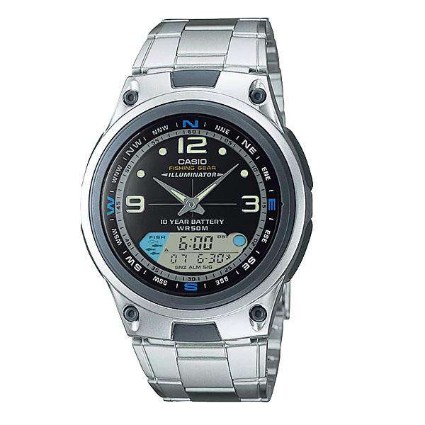 Casio AW-82D-1AV Silver Stainless Steel Strap Watch for Men-Watch Portal Philippines