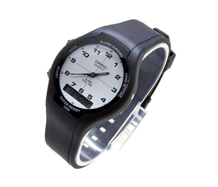 Casio AW-90H-7BVDF Black Resin Watch for Men and Women-Watch Portal Philippines