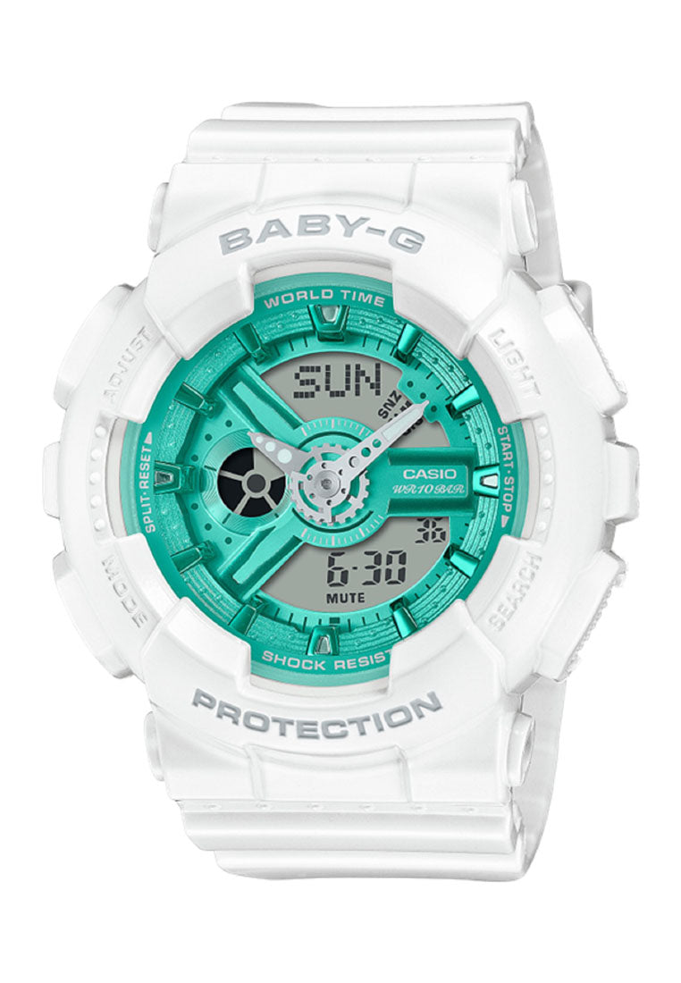 Casio BA-110XWS-7A Digital Analog Rubber Strap Watch for Women-Watch Portal Philippines