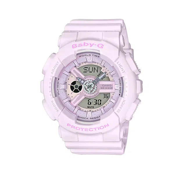 Casio Baby-g BA-110-4A2 Digital Analog Rubber Strap Watch For Women-Watch Portal Philippines