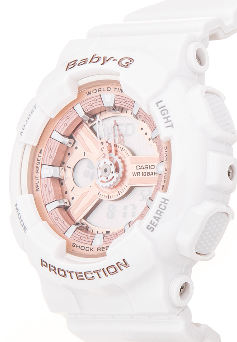 Casio Baby-g BA-110-7A1 Digital Analog Rubber Strap Watch For Women-Watch Portal Philippines