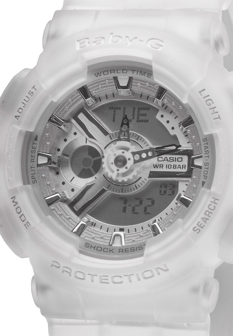 Casio Baby-g BA-110-7A2 Digital Analog Rubber Strap Watch For Women-Watch Portal Philippines