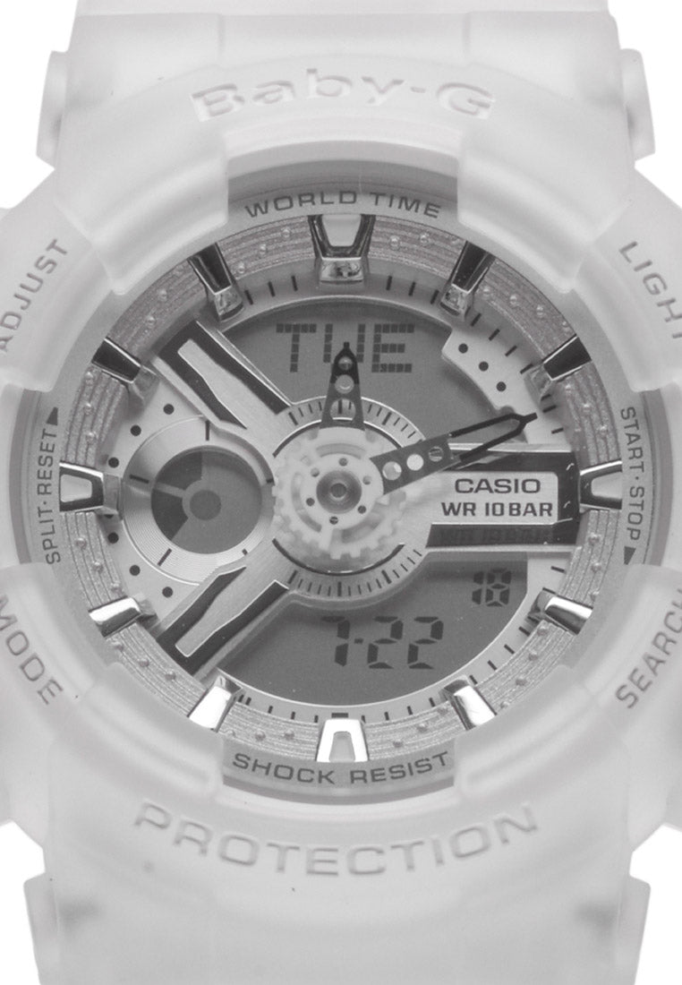 Casio Baby-g BA-110-7A2 Digital Analog Rubber Strap Watch For Women-Watch Portal Philippines