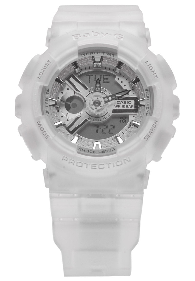 Casio Baby-g BA-110-7A2 Digital Analog Rubber Strap Watch For Women-Watch Portal Philippines