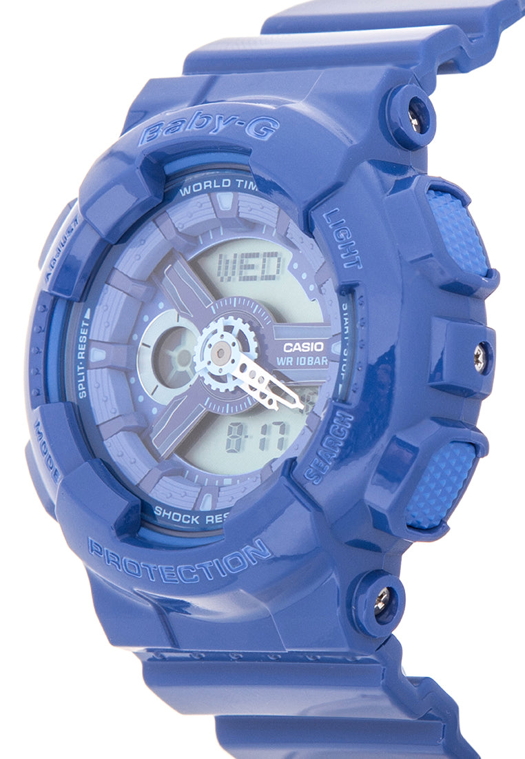 Casio Baby-g BA-110BC-2A Digital Analog Rubber Strap Watch For Women-Watch Portal Philippines